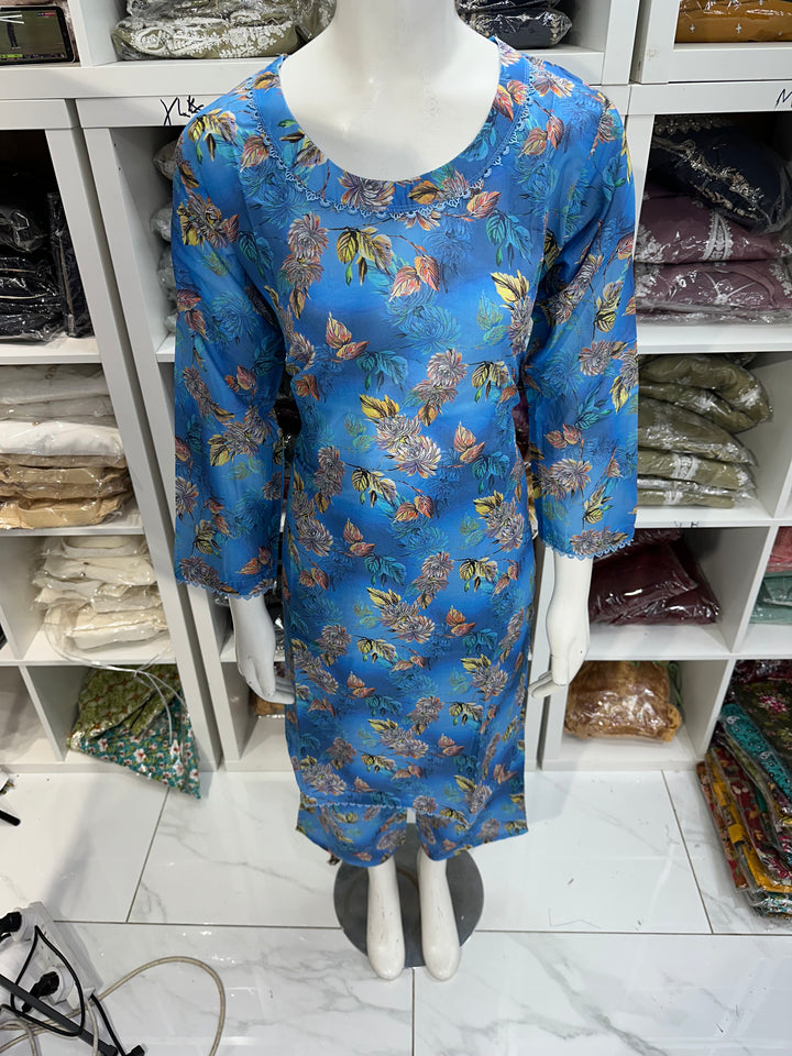 Two piece lawn material suits on offer