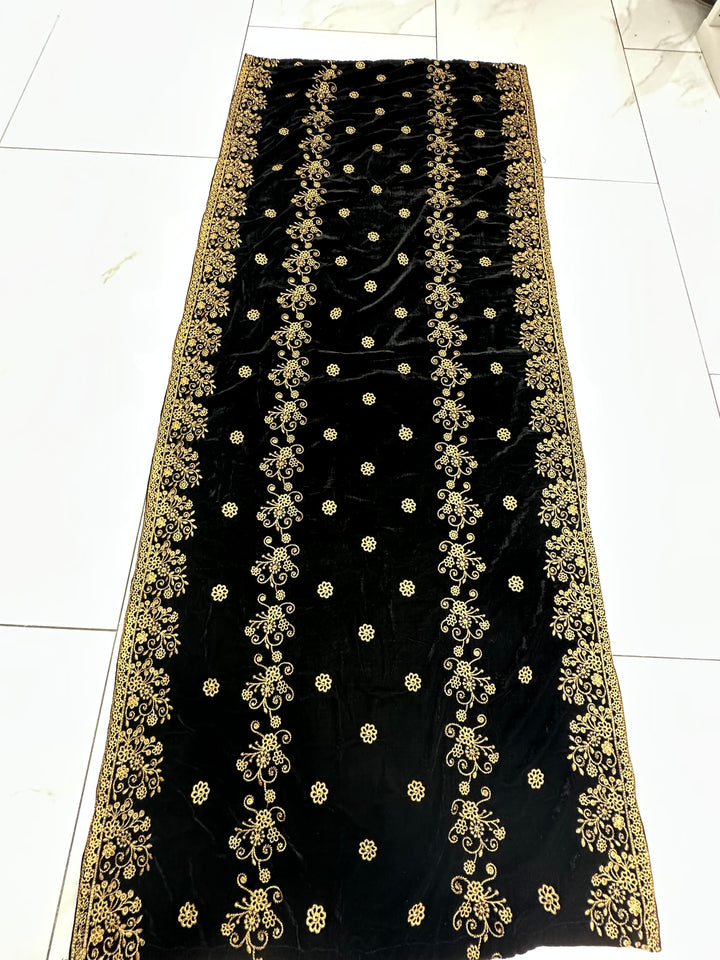 Warm Velvet shawl perfect for winter