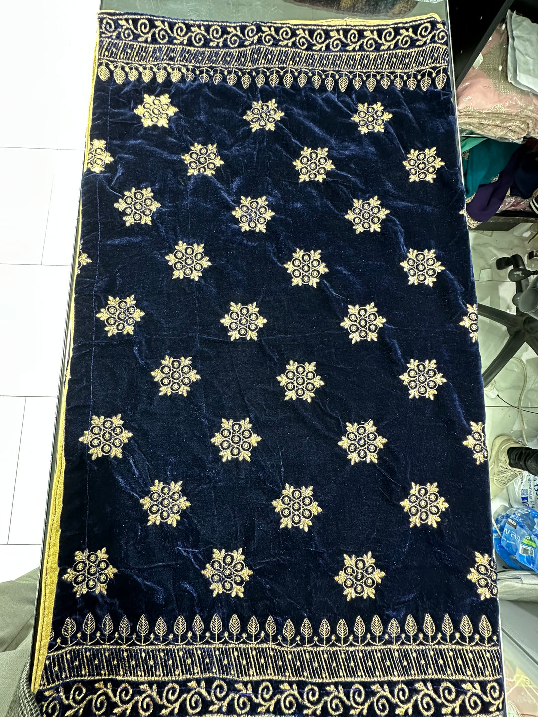 Warm Velvet shawl perfect for winter