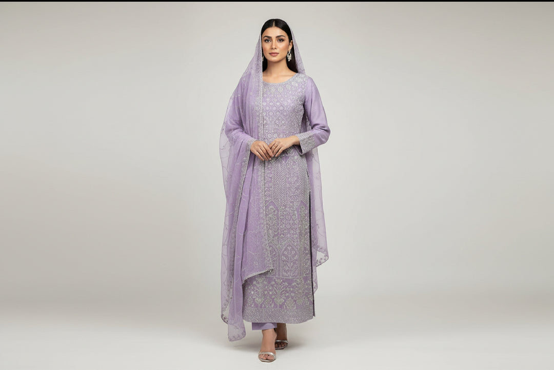 Three piece chiffon maxi dress on offer