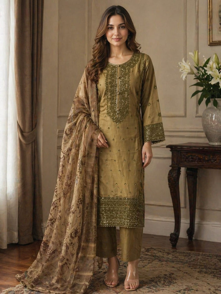 Three piece viscous material suit on offer