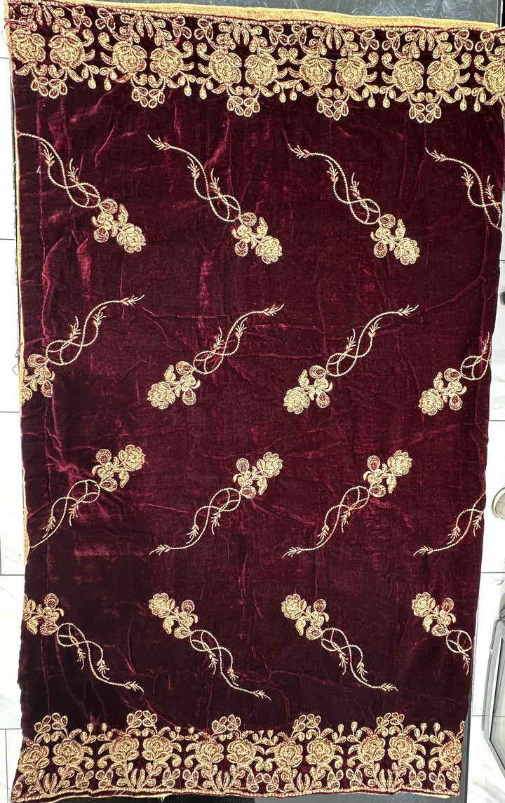 Warm Velvet shawl perfect for winter