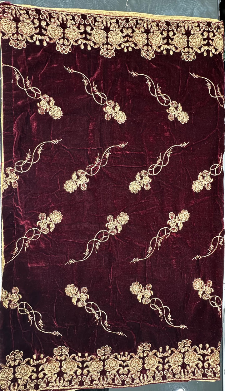 Warm Velvet shawl perfect for winter