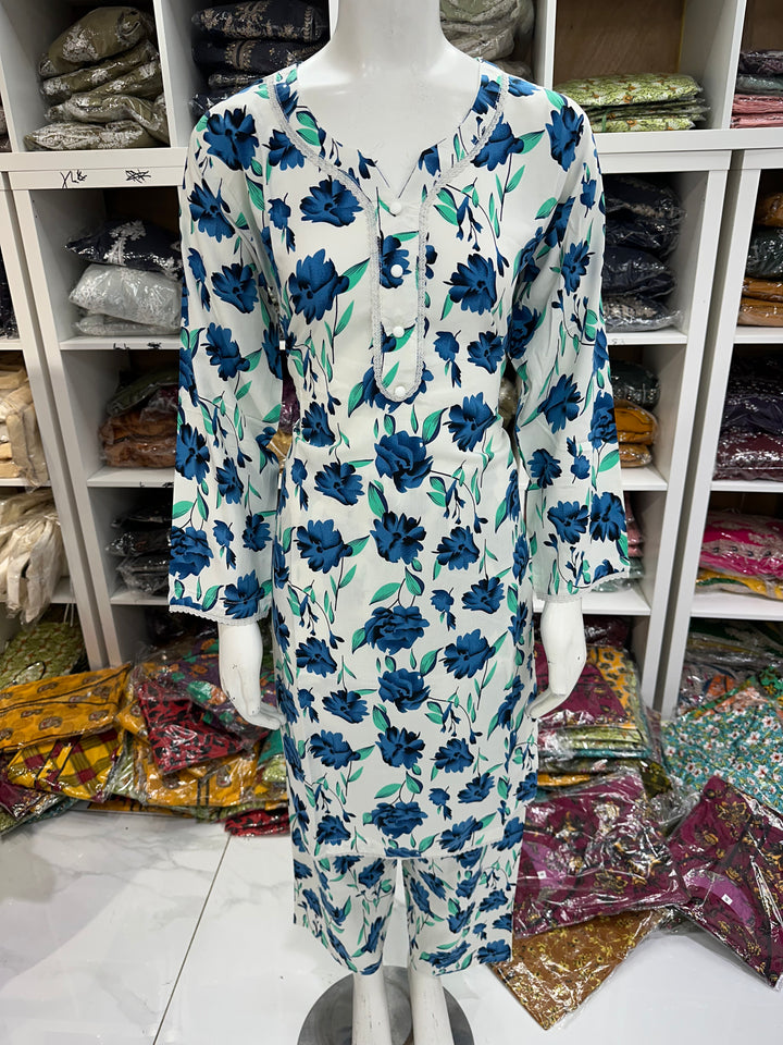 Two piece linen material suits on offer