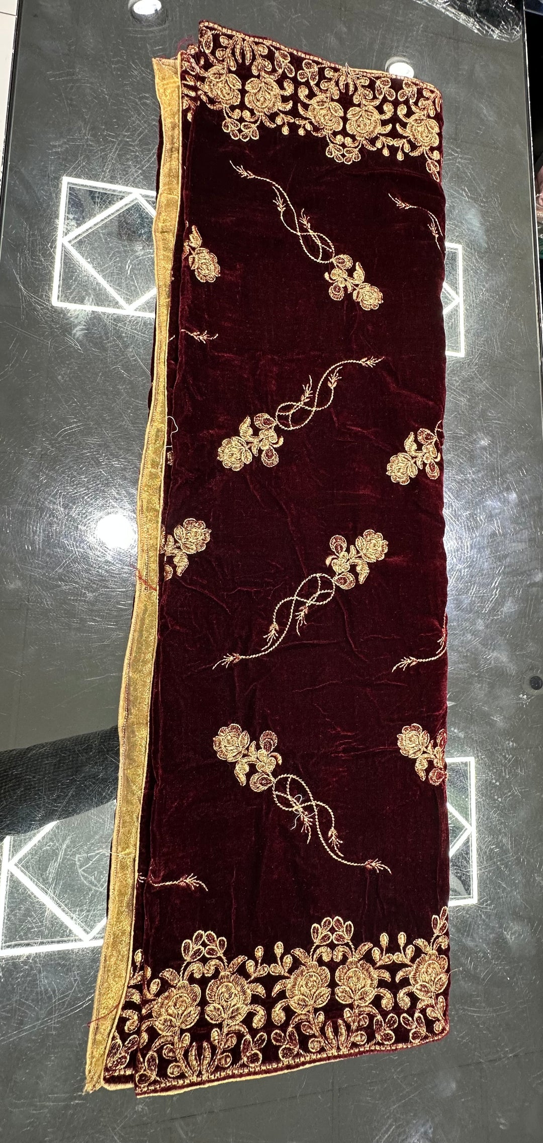 Warm Velvet shawl perfect for winter