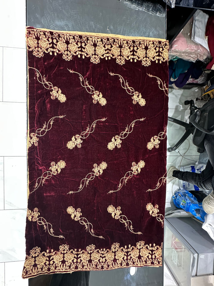 Warm Velvet shawl perfect for winter