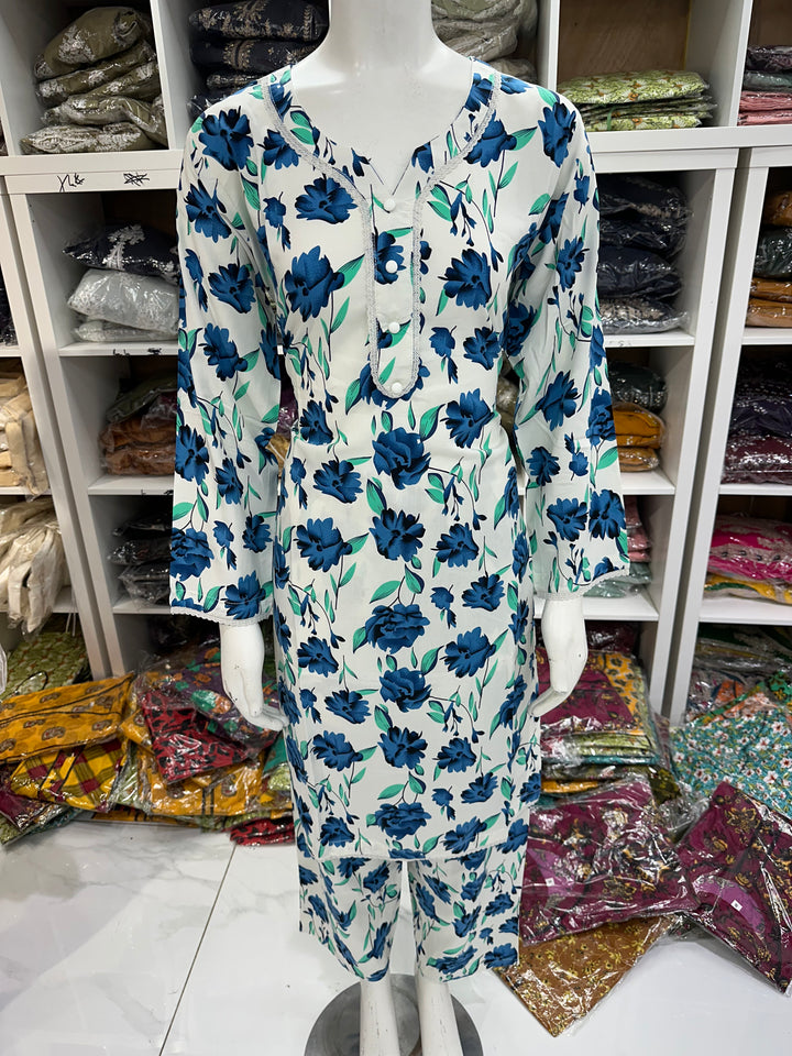 Two piece linen material suits on offer