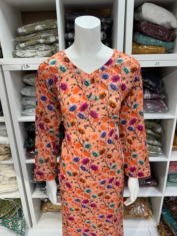Two piece lawn material suits on offer