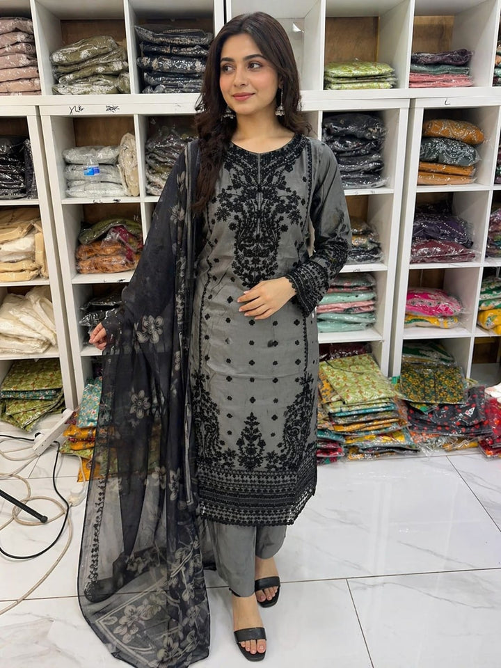 Three piece viscous material suit on offer
