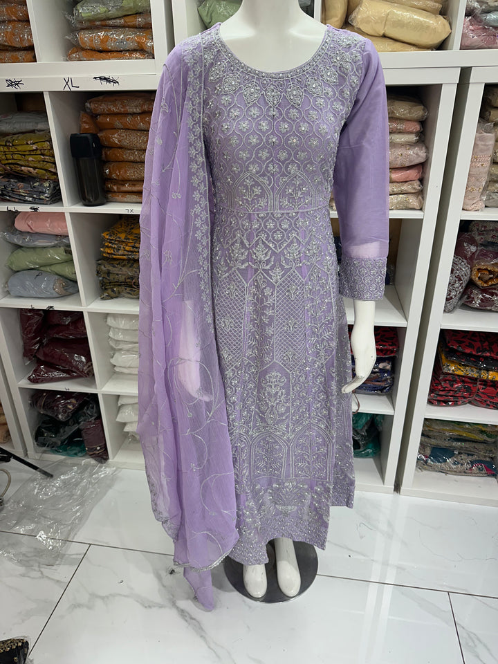 Three piece chiffon maxi dress on offer