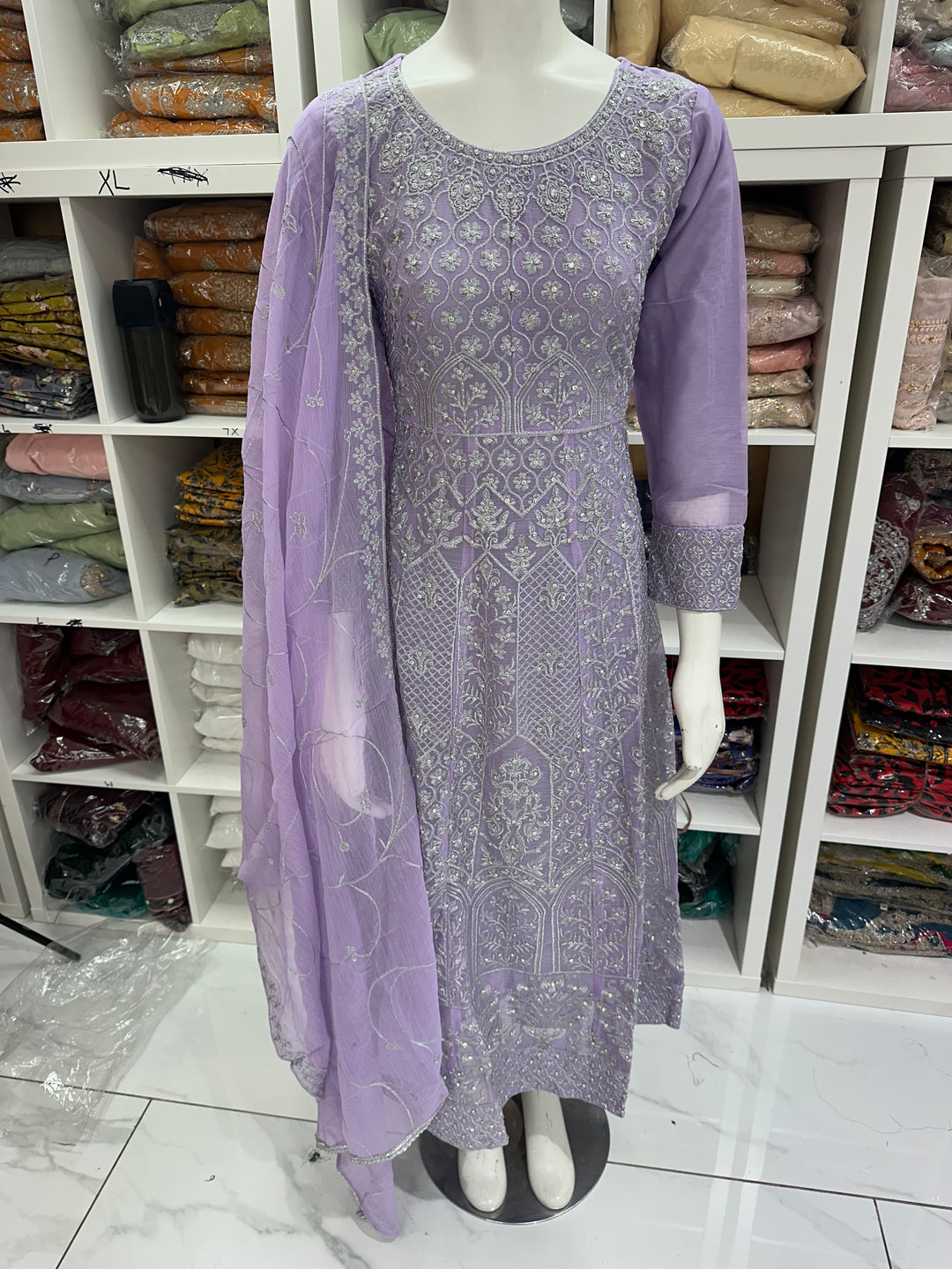 Three piece chiffon maxi dress on offer
