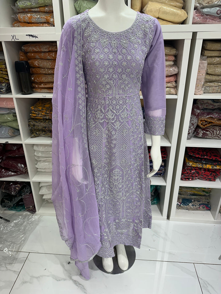Three piece chiffon maxi dress on offer
