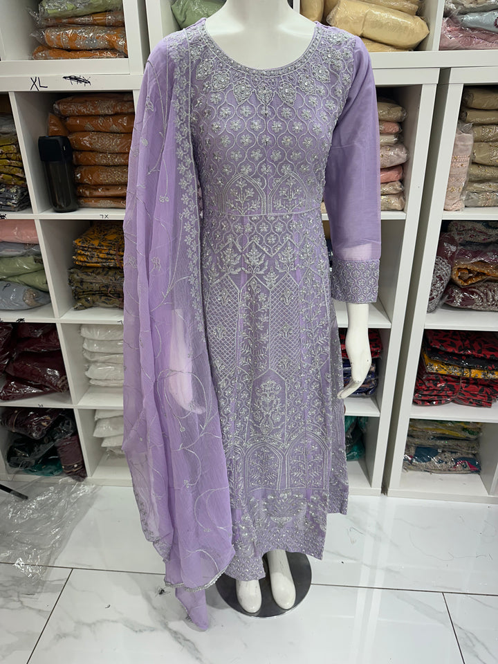 Three piece chiffon maxi dress on offer