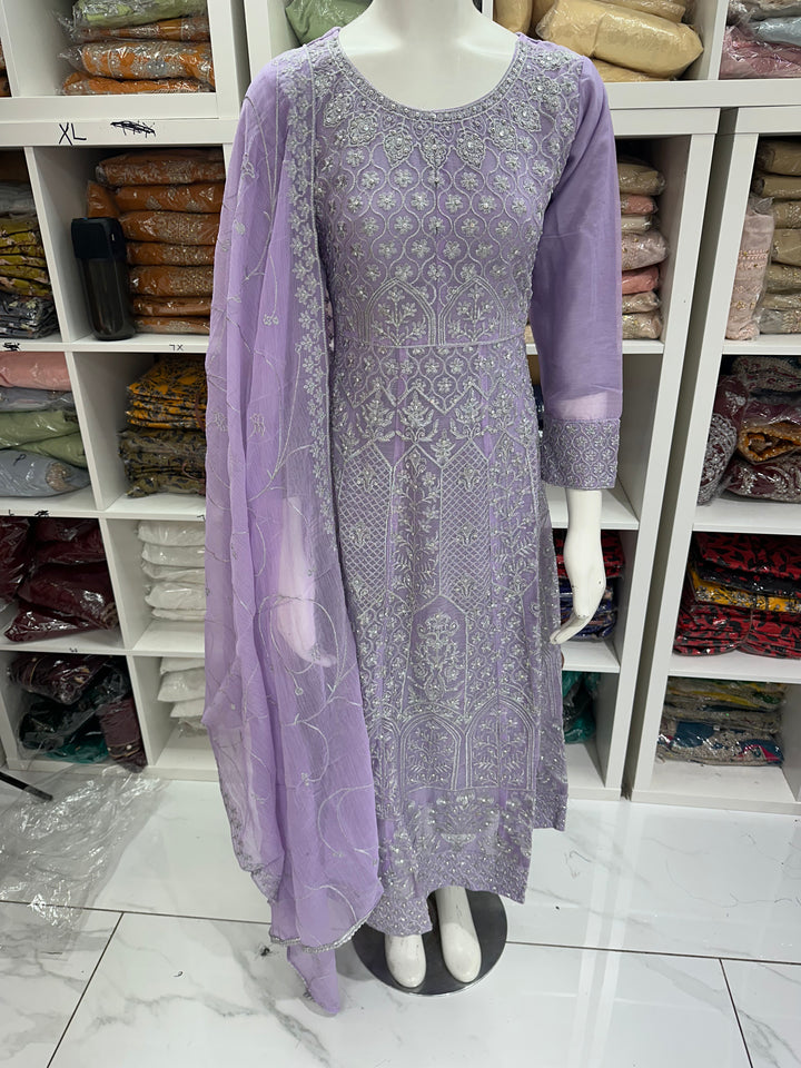 Three piece chiffon maxi dress on offer