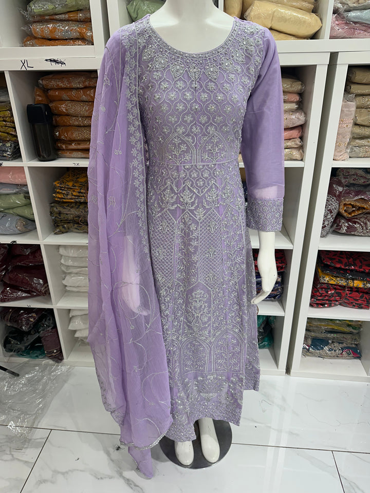 Three piece chiffon maxi dress on offer